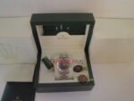 Rolex replica datejust acciaio oyster black brillantini orologio replica copia imitazione 4us245 - immagine 3