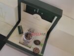 Rolex replica datejust acciaio oyster black brillantini orologio replica copia imitazione 4us245 - immagine 6