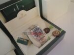 Rolex replica datejust acciaio oyster black brillantini orologio replica copia imitazione 4us245 - immagine 7