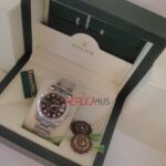 Rolex replica datejust acciaio oyster black brillantini orologio replica copia imitazione 4us245