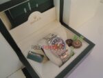 Rolex replica datejust acciaio oyster black brillantini orologio replica copia imitazione 4us245 - immagine 5