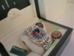 Rolex replica datejust acciaio black roman jubilèè orologio replica copia imitazione 4us221 - immagine 6