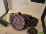 Rolex replica milgauss pro-hunter pvd skull orologio replica copia imitazione 4us521 - immagine 3