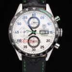 Tag-Heuer carrera chrono calibre 16 strip leather replica orologio replica copia 4us622