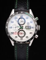 Tag-Heuer carrera chrono calibre 16 strip leather replica orologio replica copia 4us622