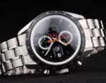 Tag-Heuer carrera chrono acciaio black dial replica orologio replica copia 4us621