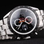 Tag-Heuer carrera chrono acciaio black dial replica orologio replica copia 4us621