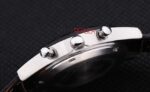 Tag-Heuer carrera chrono argentèè dial strip rubber-b replica orologio replica copia 4us620 - immagine 6