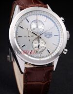 Tag-Heuer gran carrera 300 SLR chrono strip leather replica orologio replica copia 4us619