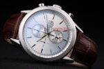 Tag-Heuer gran carrera 300 SLR chrono strip leather replica orologio replica copia 4us619 - immagine 5