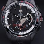 Tag-Heuer gran carrera calibre 37 chrono pro-hunter black dial strip rubber-b replica orologio replica copia 4us618