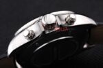 Tag-Heuer gran carrera calibre 17 chrono black dial strip leather replica orologio replica copia 4us617 - immagine 6
