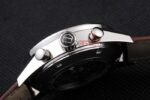 Tag-Heuer gran carrera calibre 16 chrono white dial strip leather replica orologio replica copia 4us608 - immagine 7