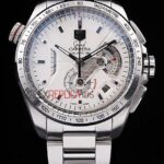 Tag-Heuer gran carrera calibre 36 chrono acciaio white dial replica orologio replica copia 4us610