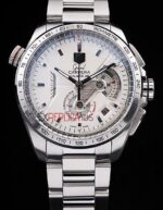 Tag-Heuer gran carrera calibre 36 chrono acciaio white dial replica orologio replica copia 4us610