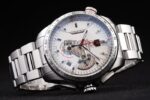 Tag-Heuer gran carrera calibre 36 chrono acciaio white dial replica orologio replica copia 4us610 - immagine 5