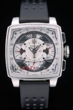 Tag-Heuer gran carrera monaco skeletron chrono strip rubber-b replica orologio replica copia 4us611 - immagine 3