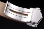 Tag-Heuer gran carrera monaco chrono argentèè strip leather replica orologio replica copia 4us613 - immagine 11