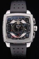 Tag-Heuer gran carrera monaco titanium chrono strip rubber-b replica orologio replica copia 4us614 - immagine 3