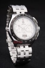 Tag-Heuer carrera SLR chrono replica acciaio white dial ceramichon orologio replica copia 4us615 - immagine 4