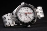 Tag-Heuer carrera SLR chrono replica acciaio white dial ceramichon orologio replica copia 4us615 - immagine 6