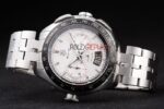 Tag-Heuer carrera SLR chrono replica acciaio white dial ceramichon orologio replica copia 4us615 - immagine 5