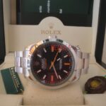 Rolex replica milgauss acciaio black dial orologio replica copia imitazione 4us517