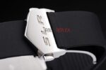 Tag-Heuer carrera SLR chrono replica white dial strip rubber-b orologio replica copia 4us606 - immagine 11