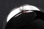 Tag-Heuer carrera SLR chrono replica white dial strip rubber-b orologio replica copia 4us606 - immagine 7