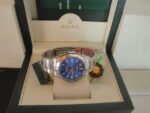 Rolex replica milgauss acciaio blu dial orologio replica copia imitazione 4us518 - immagine 4