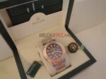 Rolex replica yacht master l acciaio oro 2016 brown orologio replica copia 4us526 - immagine 7