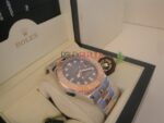 Rolex replica yacht master l acciaio oro 2016 brown orologio replica copia 4us526 - immagine 5