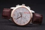 Patek Philippe replica chrono rose gold strip leather orologio replica copia 4us594 - immagine 5