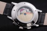 Patek Philippe replica chrono acciaio black dial strip leather orologio replica copia 4us596 - immagine 7