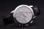 Patek Philippe replica chrono acciaio black dial strip leather orologio replica copia 4us596 - immagine 5