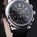 Patek Philippe replica chrono acciaio black dial orologio replica copia 4us604
