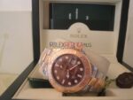Rolex replica yacht master l acciaio oro 2016 brown orologio replica copia 4us526