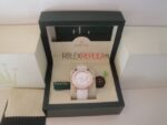 Rolex replica yacht master l rose gold strip rubber bay max white dial orologio replica copia 4us529 - immagine 8