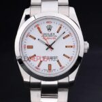 Rolex replica milgauss acciaio white dial orologio replica copia imitazione 4us522