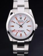 Rolex replica milgauss acciaio white dial orologio replica copia imitazione 4us522