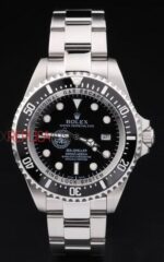 Rolex replica seadweller acciaio ceramichon black dial orologio replica copia imitazione 4us524 - immagine 4