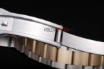 Rolex replica yacht master ll acciaio oro ceramichon blue bezel orologio replica copia 4us534 - immagine 9