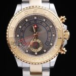 Rolex replica yacht master ll acciaio oro grey dial orologio replica copia 4us537