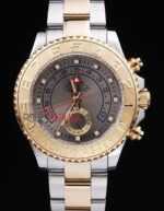 Rolex replica yacht master ll acciaio oro grey dial orologio replica copia 4us537