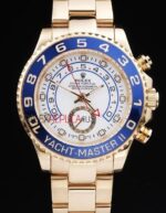 Rolex replica yacht master ll oro blue bezel orologio replica copia 4us540