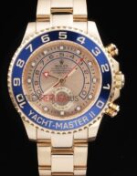 Rolex replica yacht master ll full oro orologio replica copia 4us542 - immagine 3