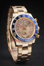 Rolex replica yacht master ll full oro orologio replica copia 4us542 - immagine 4