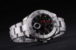 Rolex replica yacht master ll platinum black dial orologio replica copia 4us545 - immagine 5