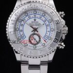 Rolex replica yacht master ll platinum white dial orologio replica copia 4us546