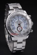 Rolex replica yacht master ll platinum white dial orologio replica copia 4us546 - immagine 3